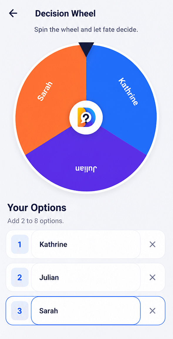 DecideMe App Screenshot 3