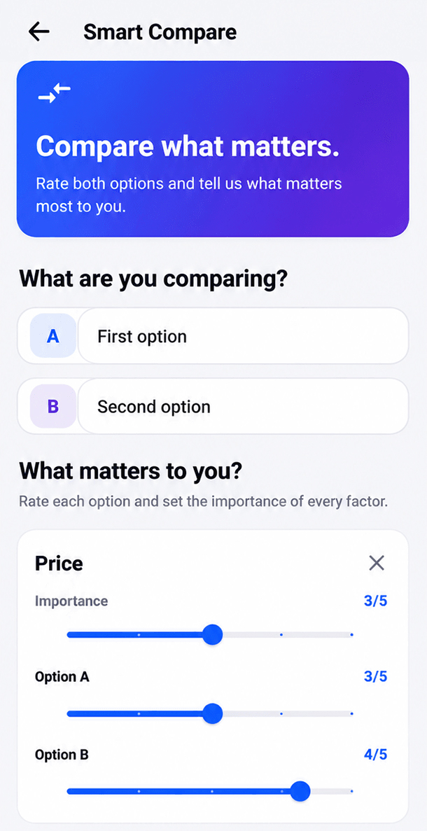 DecideMe App Screenshot 5