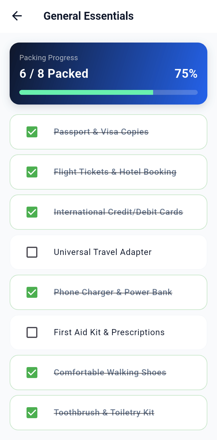 FlyScout alerts screen