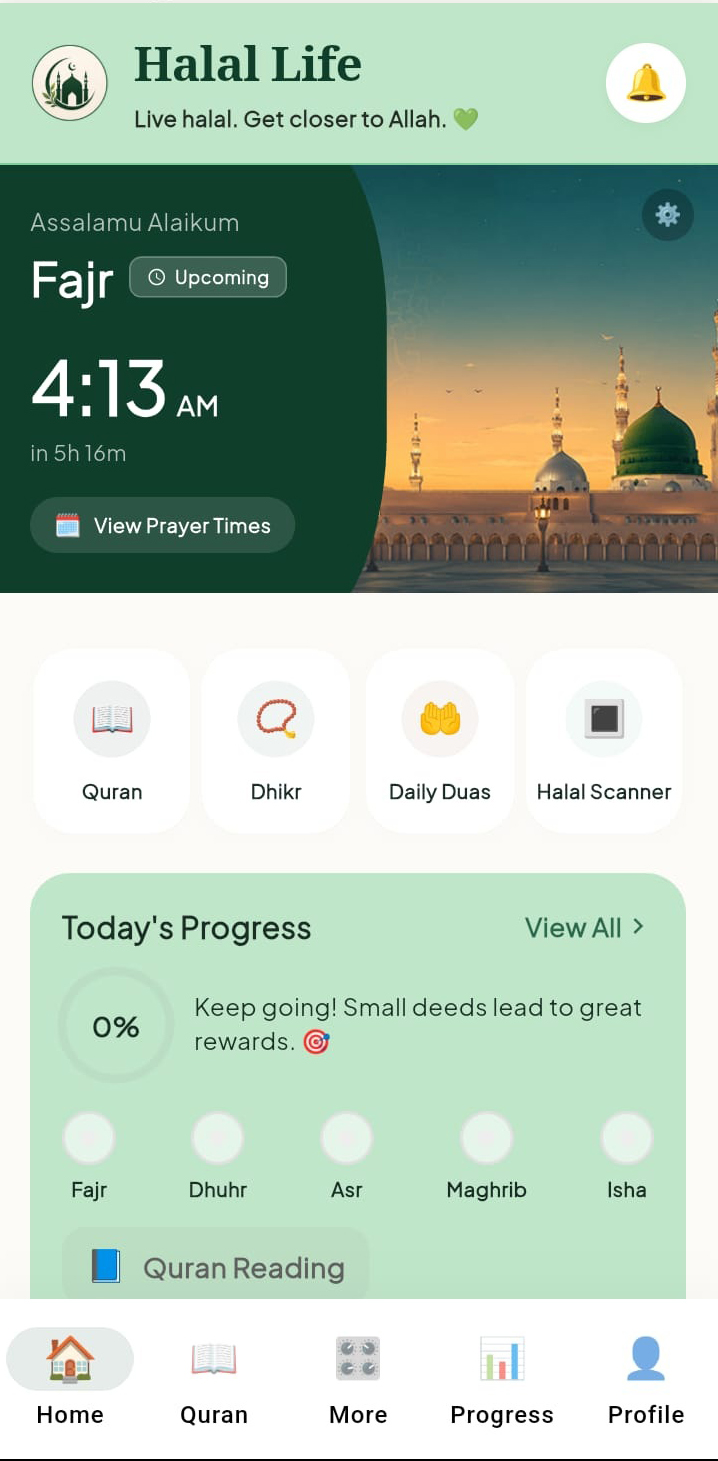 Halal Life mobile app