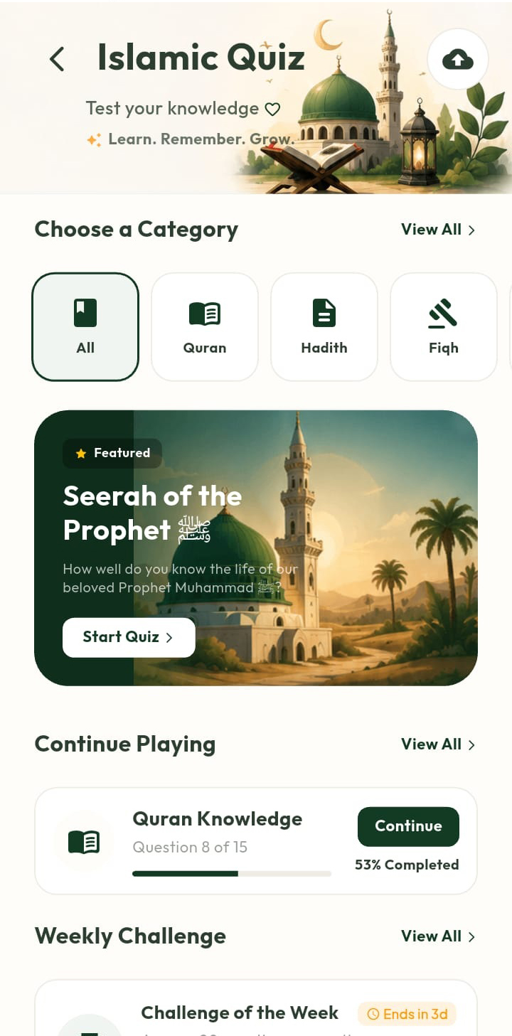 Halal Life Quran screen